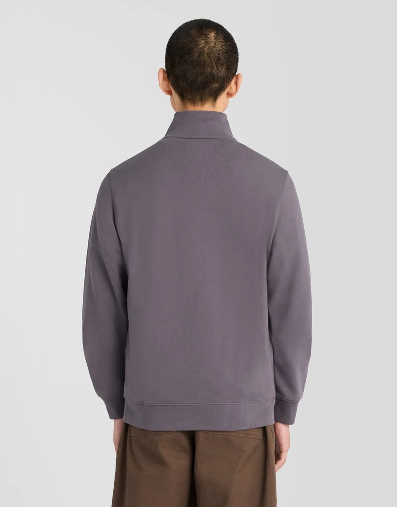 Superfine Cotton 1/4 Zip Sweatshirt