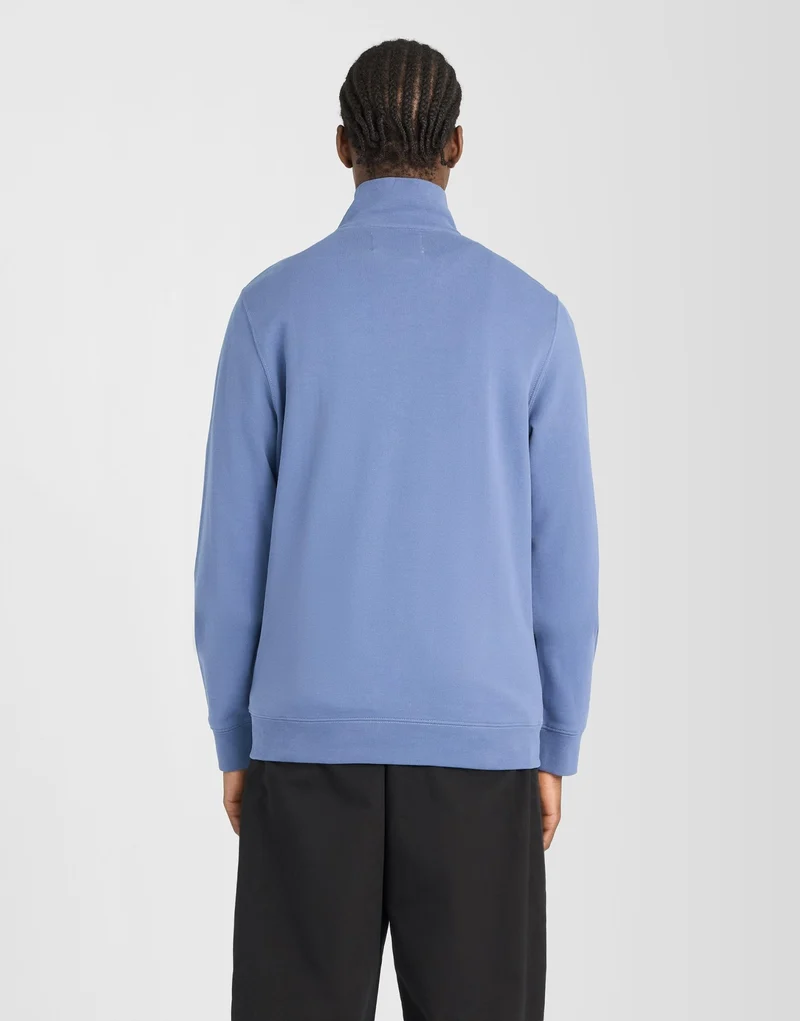 Superfine Cotton 1/4 Zip Sweatshirt