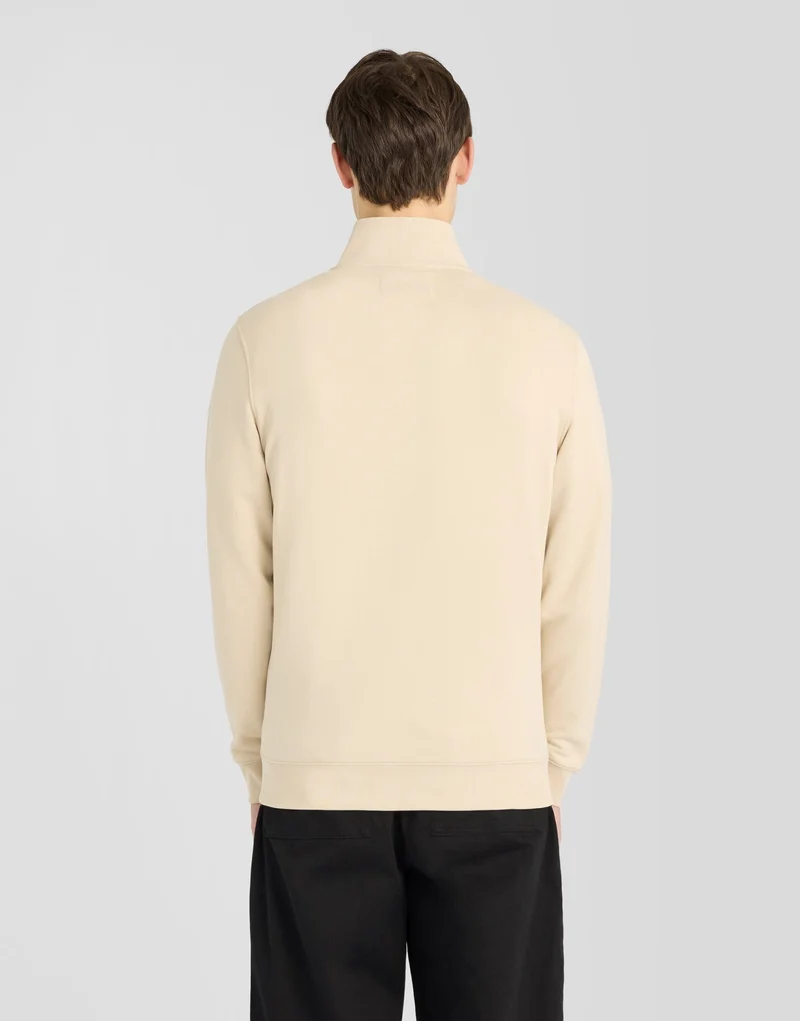 Superfine Cotton 1/4 Zip Sweatshirt
