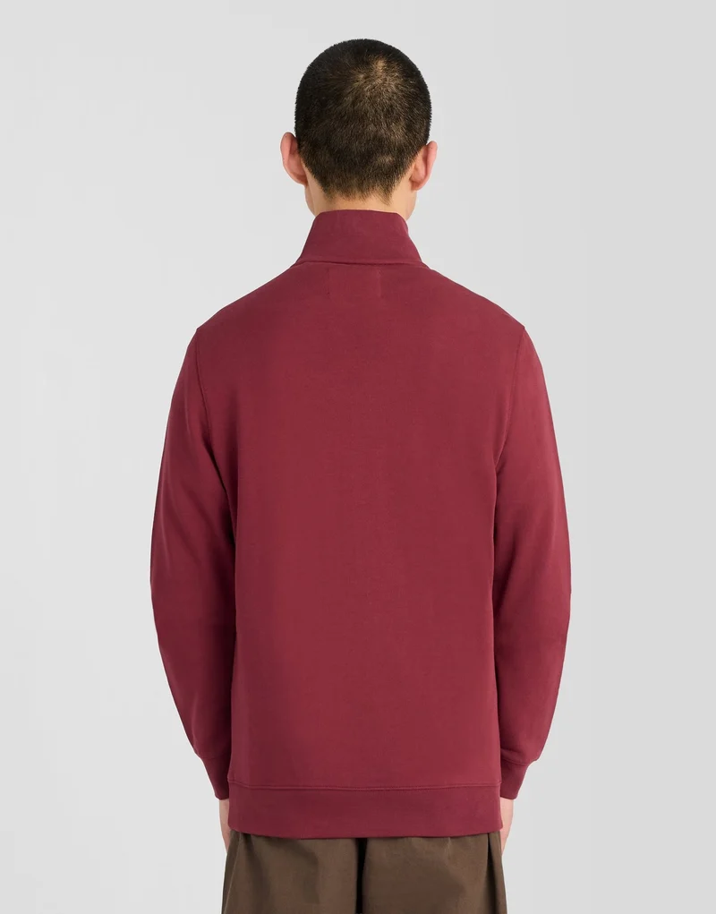 Superfine Cotton 1/4 Zip Sweatshirt