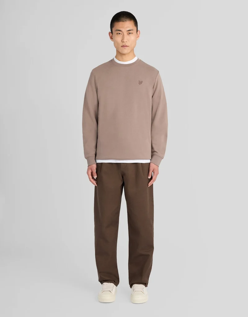 Superfine Cotton Crew Neck Sweatshirt