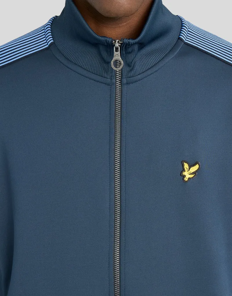Sports Striped Taped Track Jacket