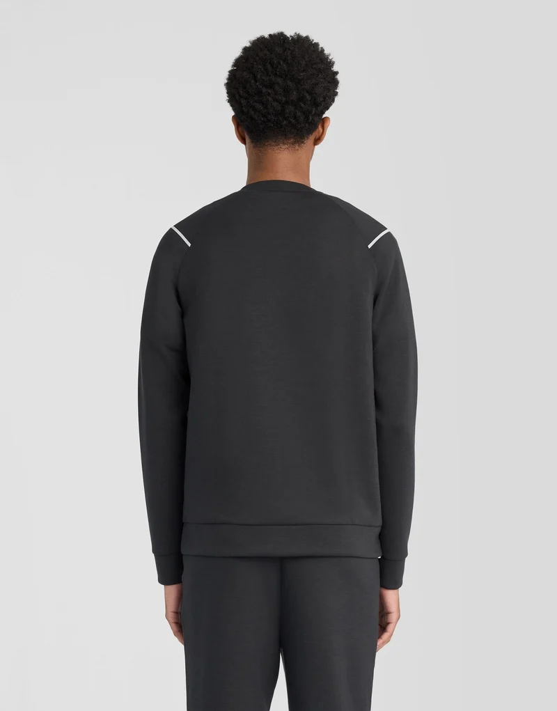Sports Neoprene Crew Neck Sweatshirt