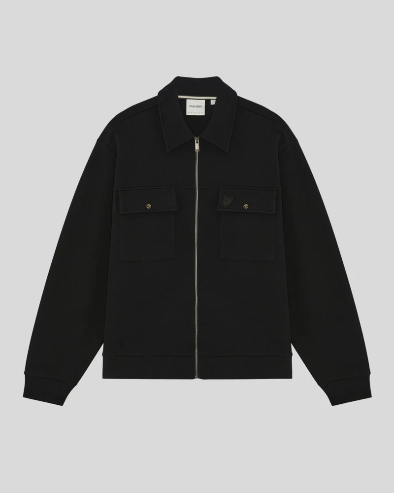 Pique Interlock Cotton Overshirt