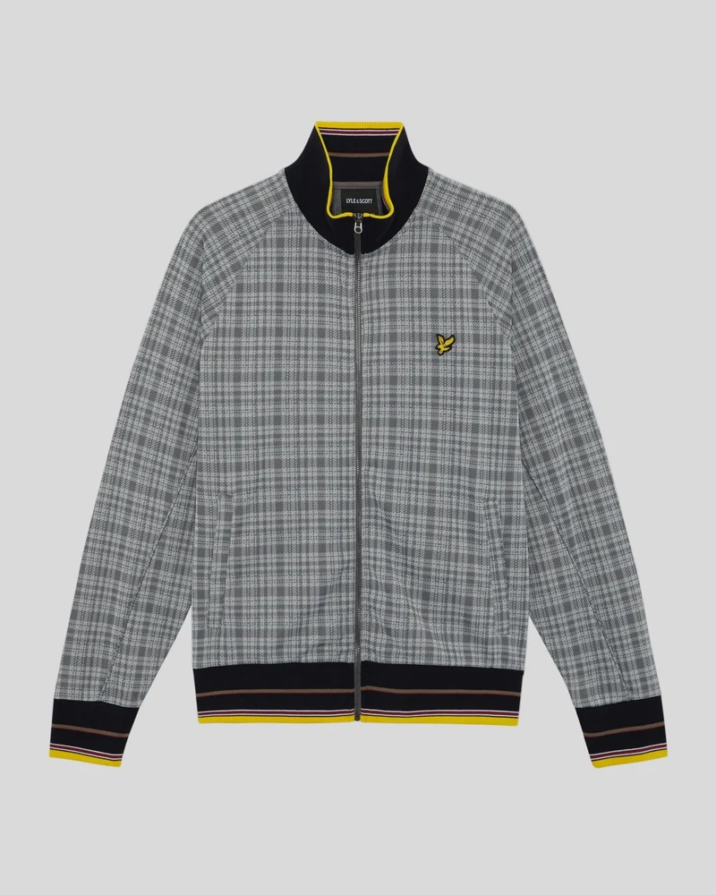 Hawick Cotton Check Track Jacket