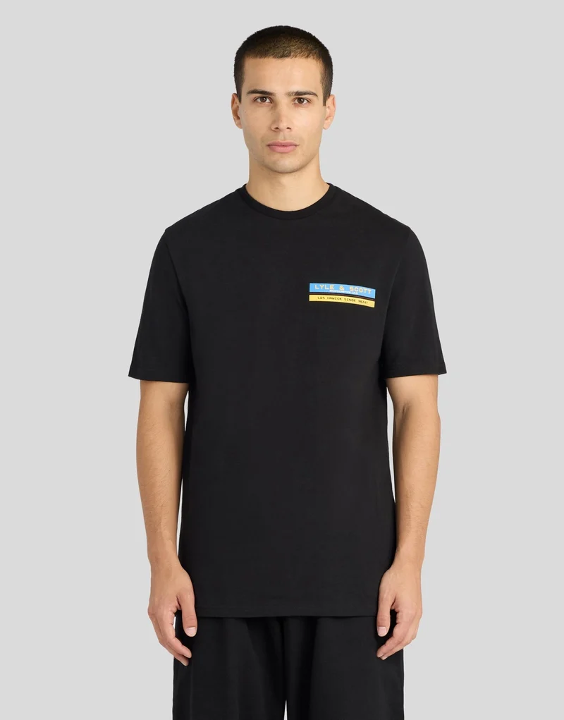 TV Pixel Back Graphic T-Shirt
