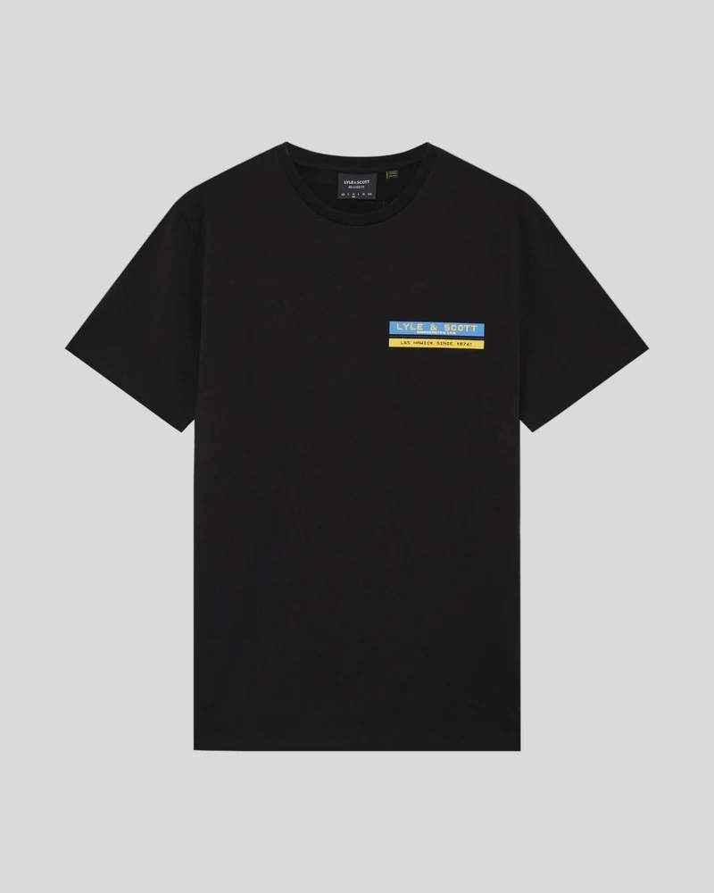 TV Pixel Back Graphic T-Shirt