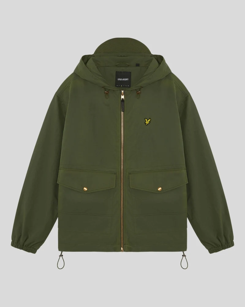 Waxed Hooded Utility Jacket