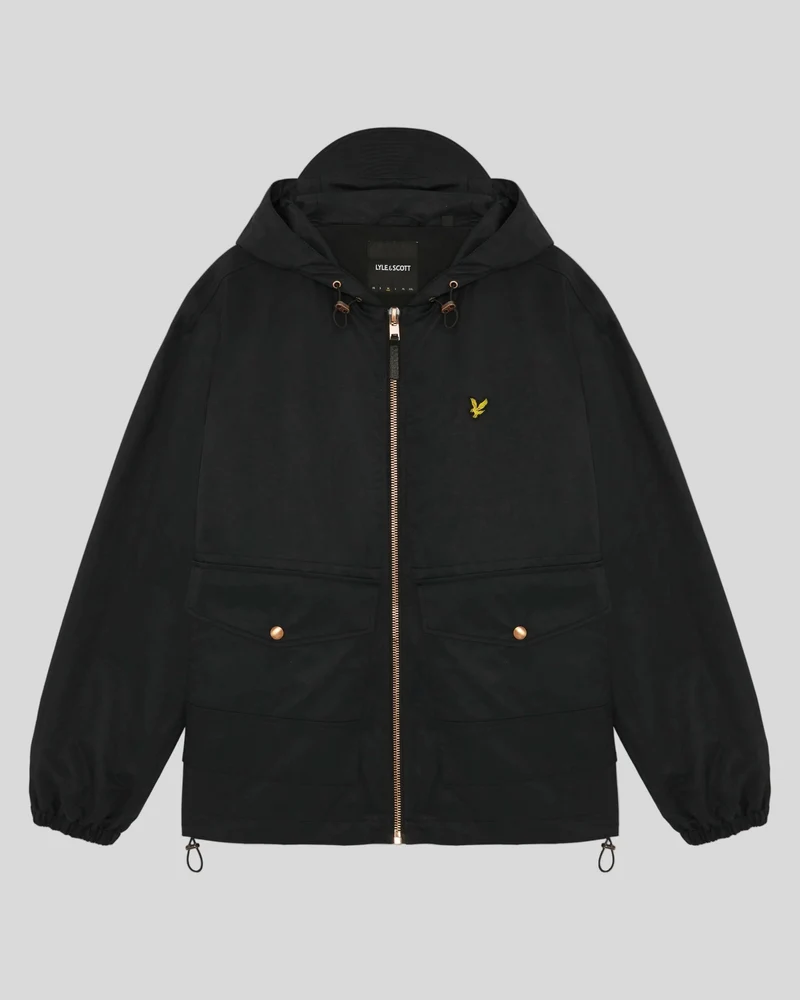 Waxed Hooded Utility Jacket