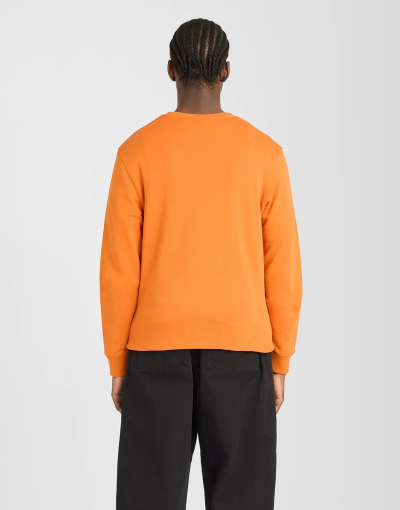 Cotton Crew Neck Sweatshirt