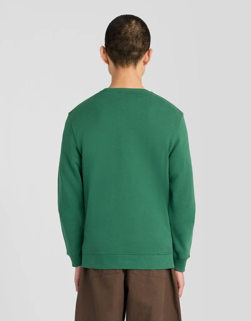 Cotton Crew Neck Sweatshirt