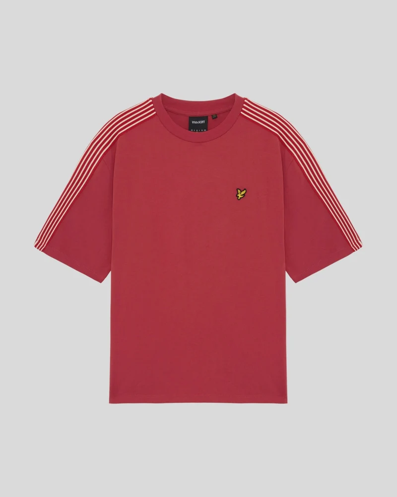 Stripe Taped Cotton T-Shirt