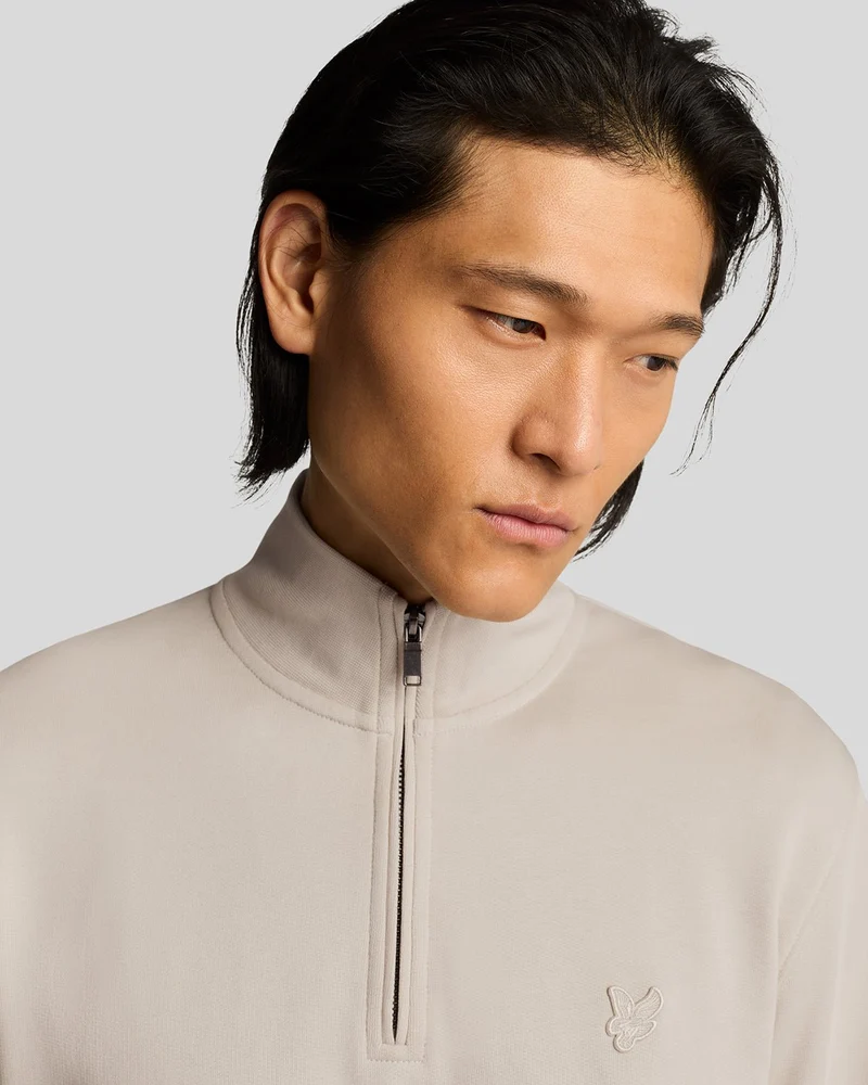 Superfine Cotton 1/4 Zip Sweatshirt