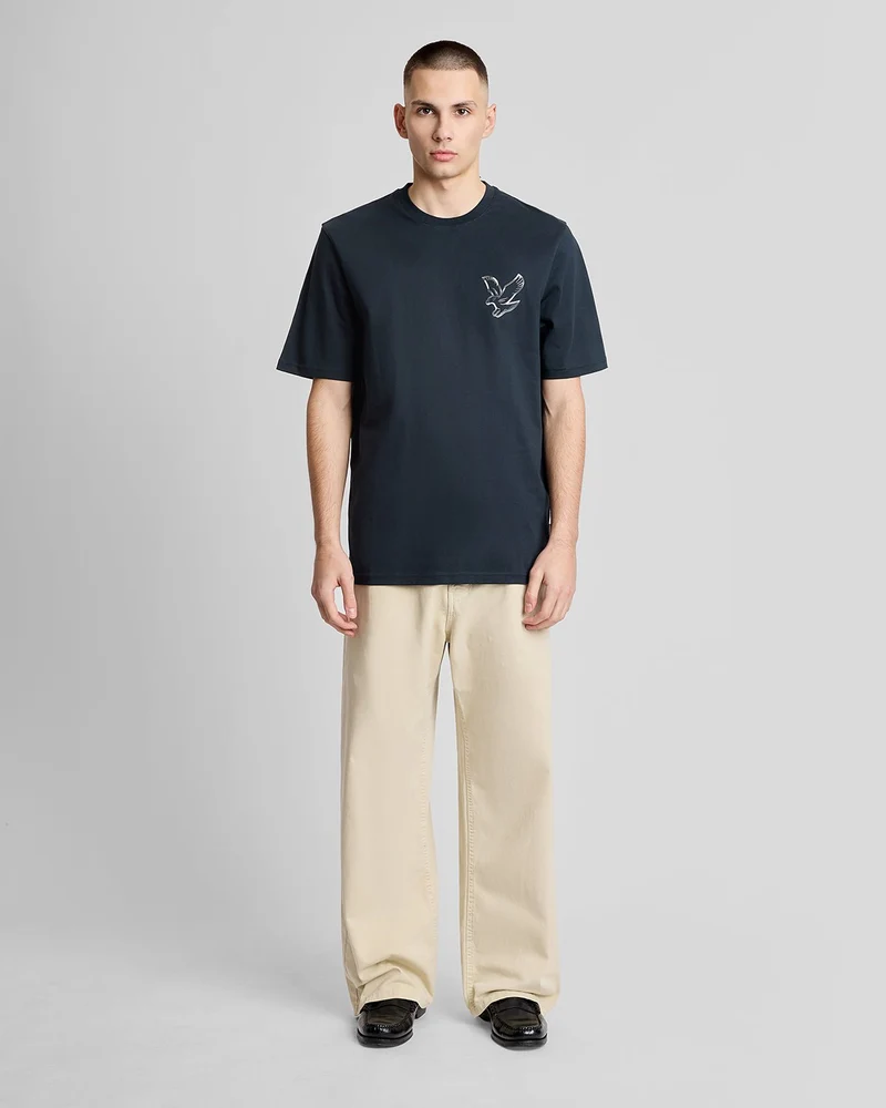Back Print Graphic T-Shirt