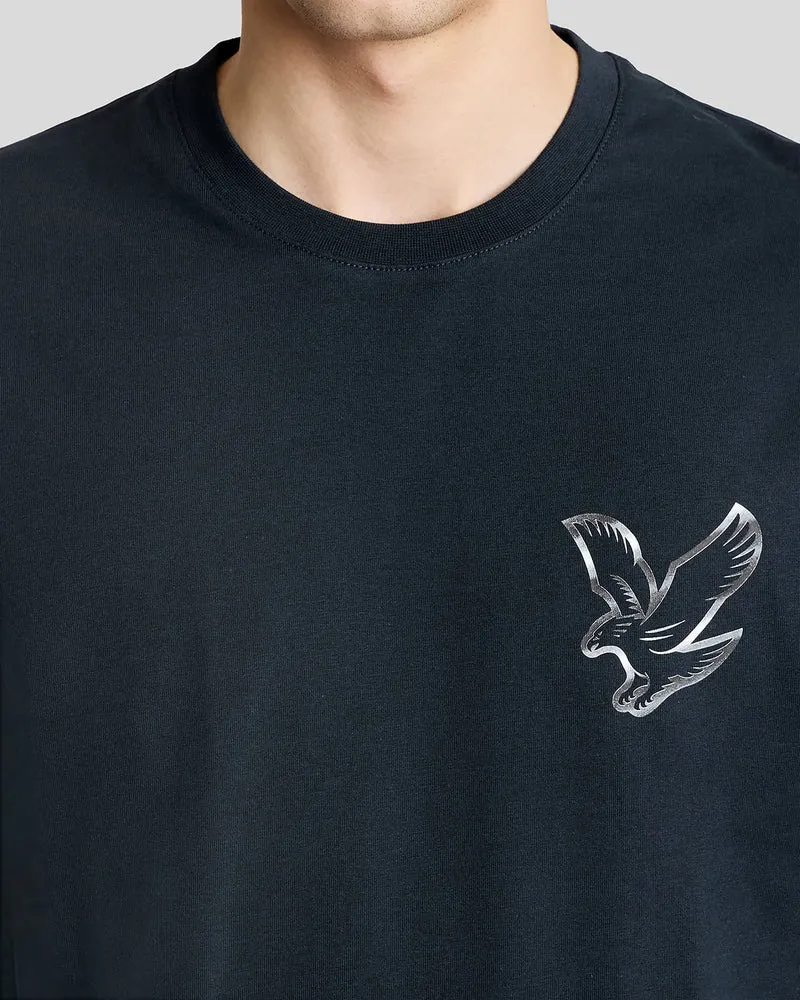 Back Print Graphic T-Shirt