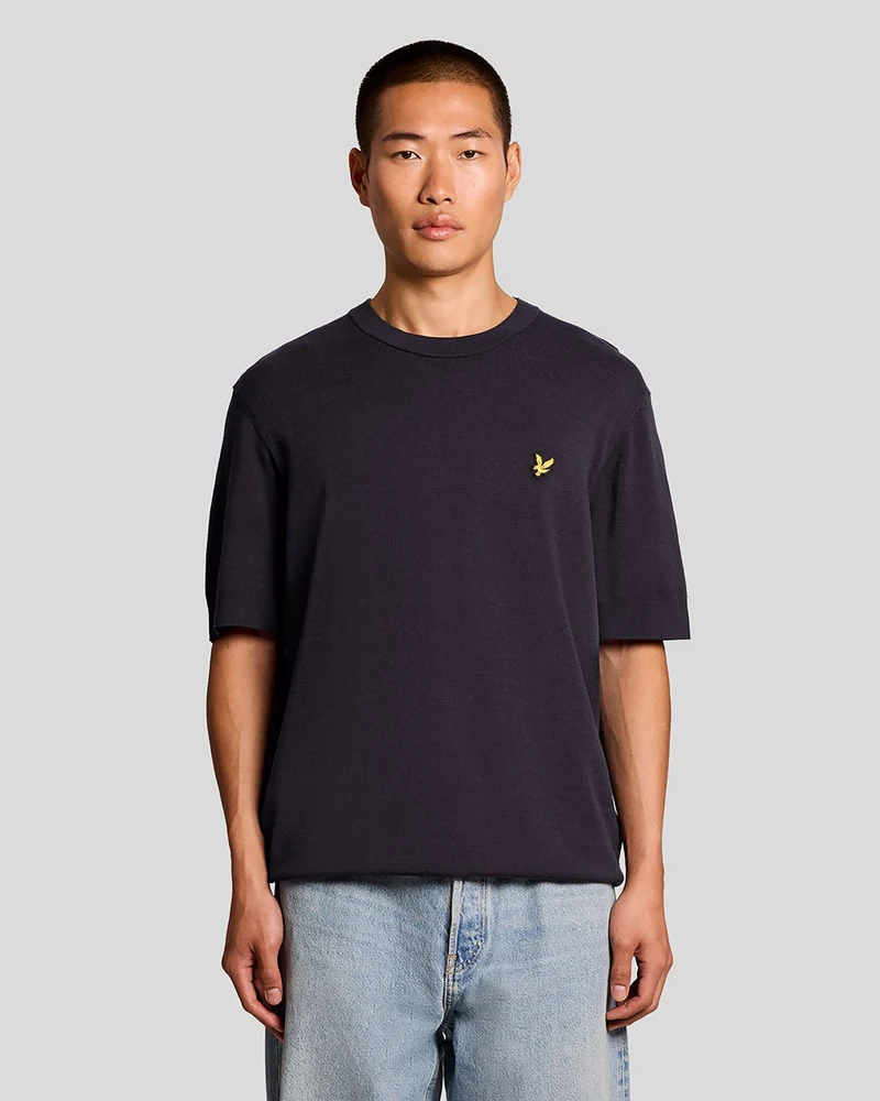 Relaxed Fit Knitted T-Shirt