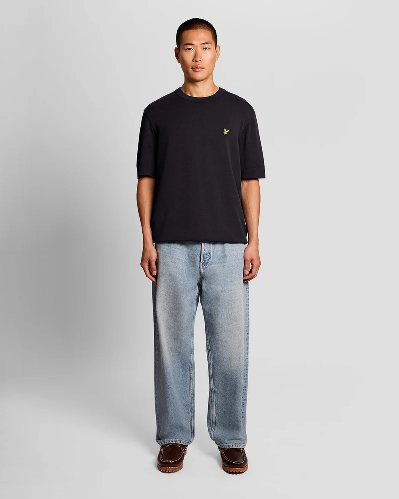 Relaxed Fit Knitted T-Shirt
