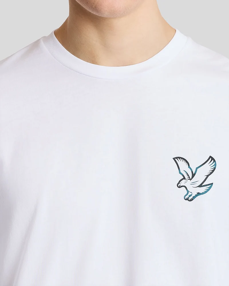 Back Print Graphic T-Shirt