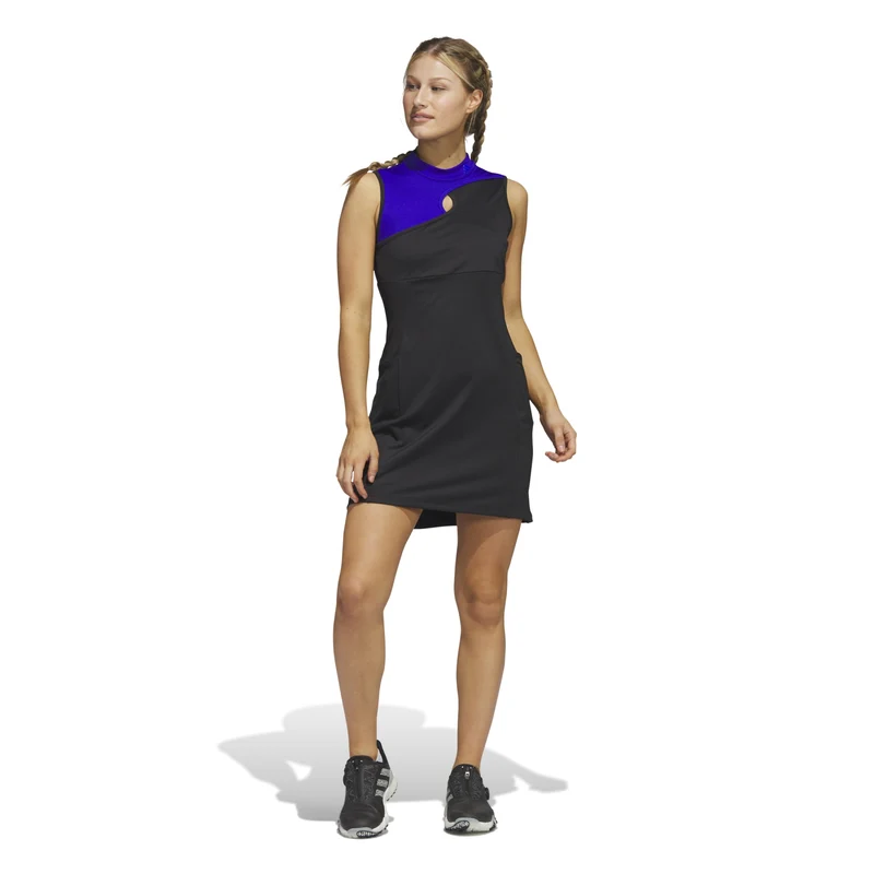 adidas Ultimate365 Tour Colorblocked Golf Dress Damen XS braun XS braun XS braun