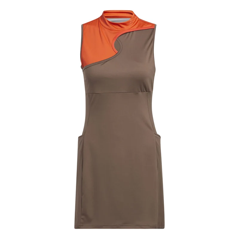 adidas Ultimate365 Tour Colorblocked Golf Dress Damen XS braun XS braun XS braun