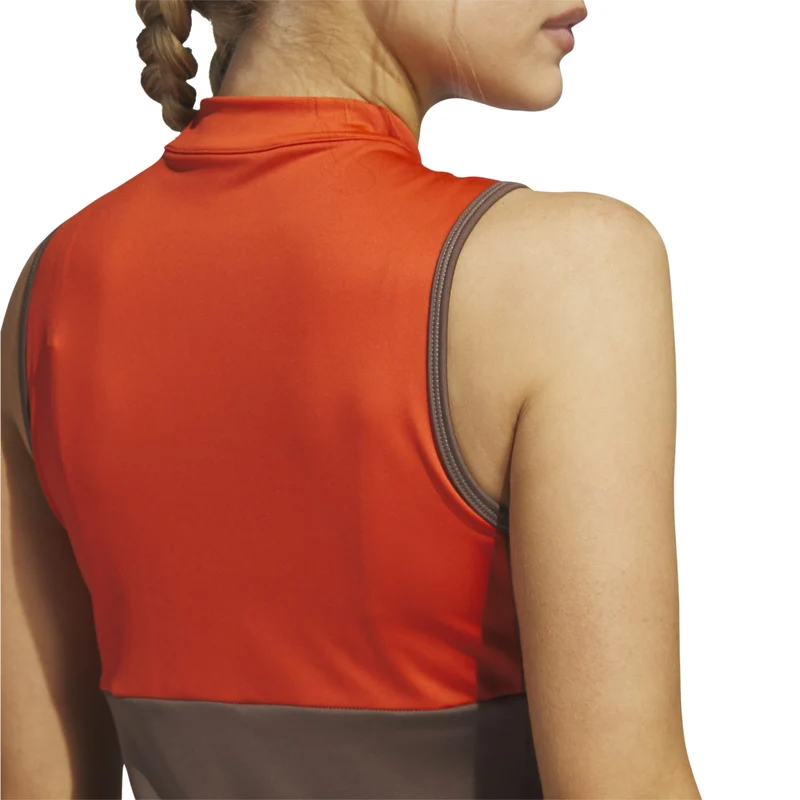 adidas Ultimate365 Tour Colorblocked Golf Dress Damen XS braun XS braun XS braun