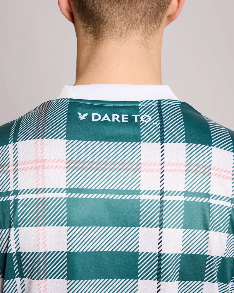 Sports Tartan Check Football Shirt
