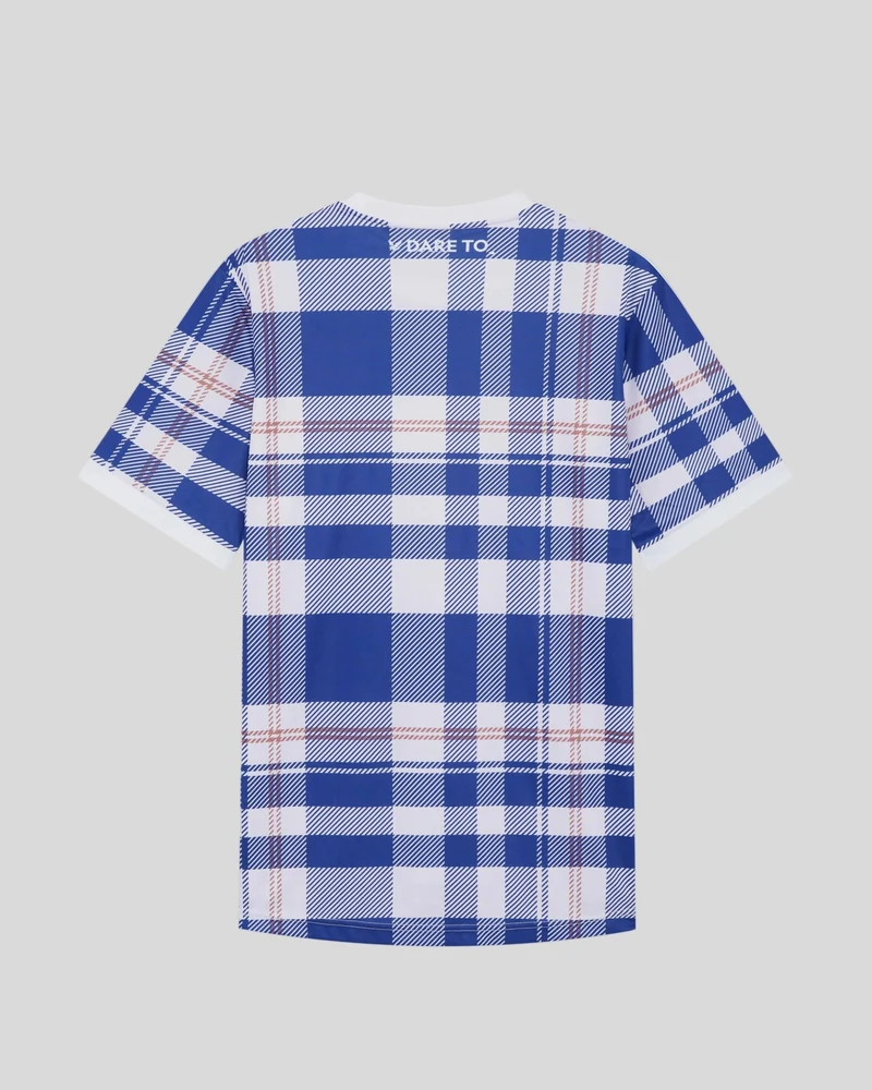 Sports Tartan Check Football Shirt
