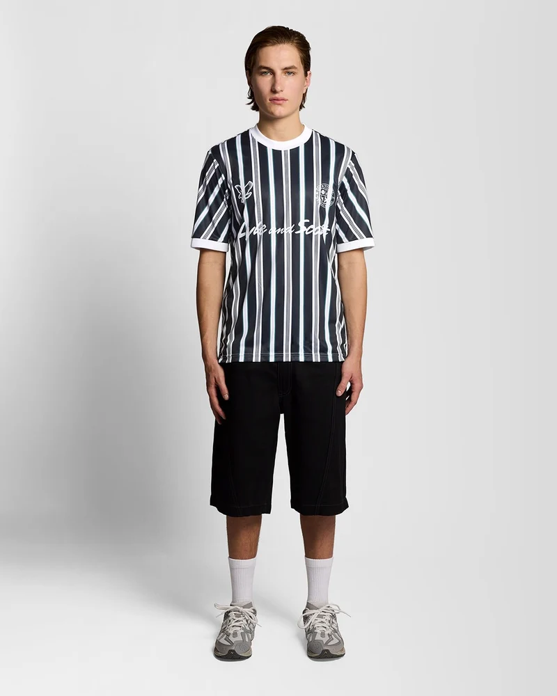 Sports Prep Stripe Football Shirt