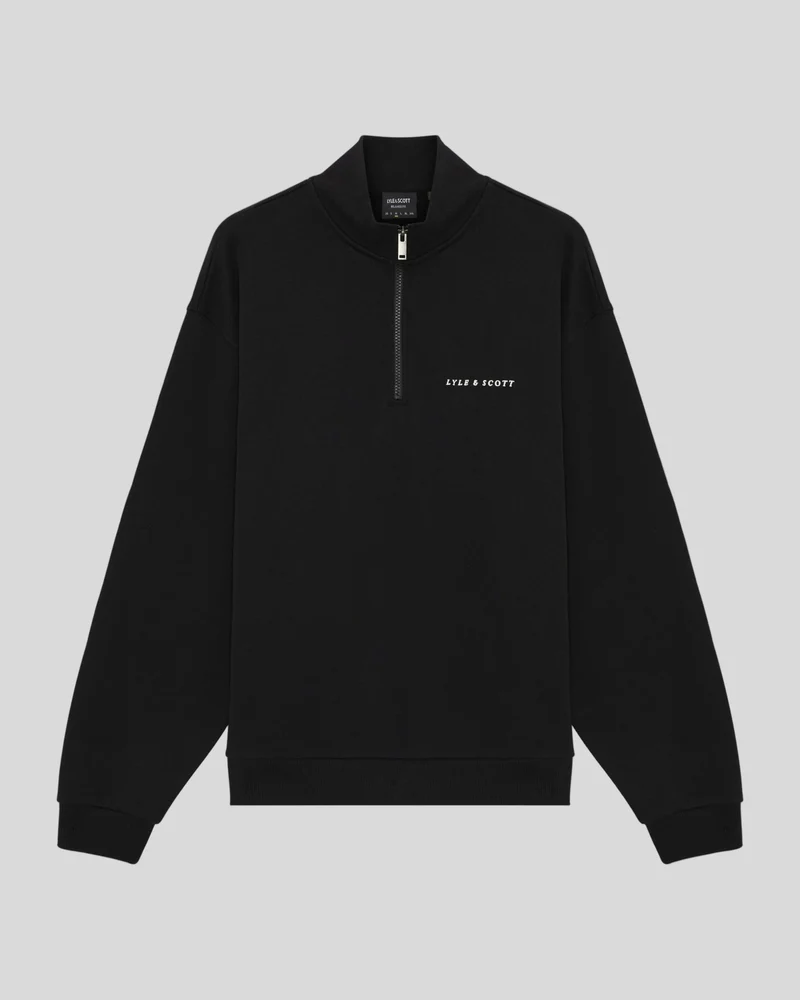 Heavyweight Script 1/4 Zip Sweatshirt