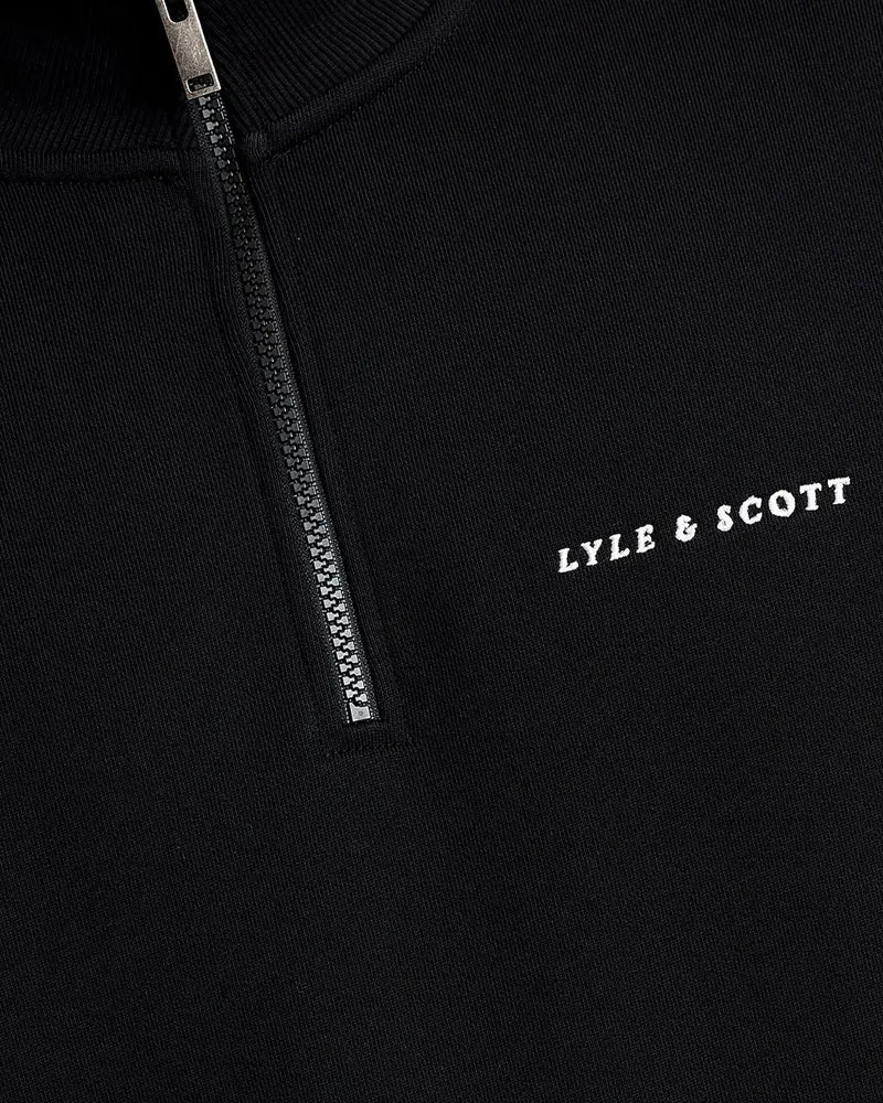 Heavyweight Script 1/4 Zip Sweatshirt