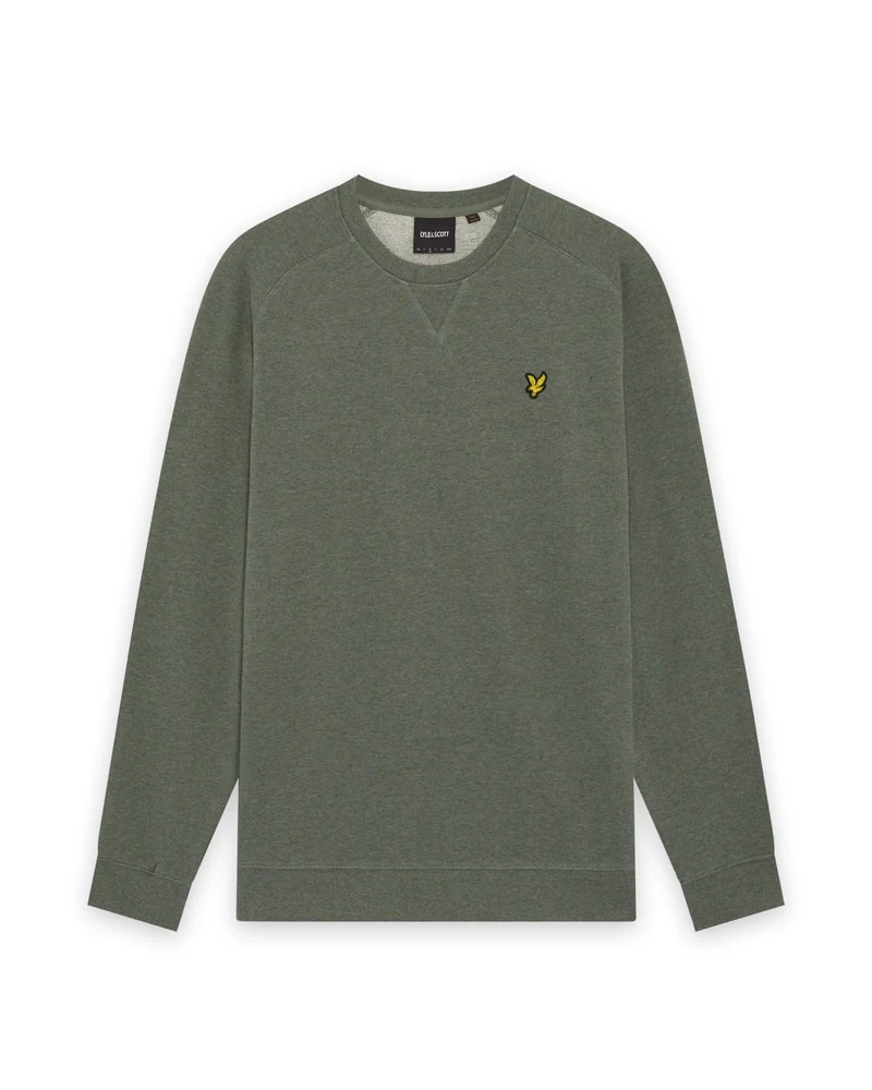 Cotton Marl Raglan Sweatshirt