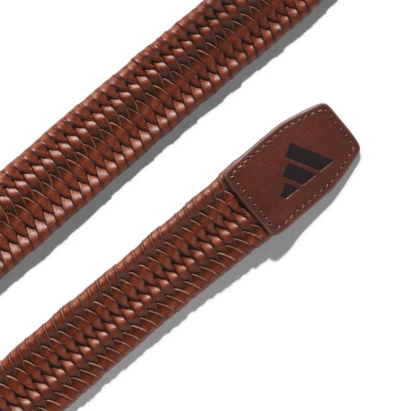 adidas woven Leather Belt Gürtel Herren XXL braun