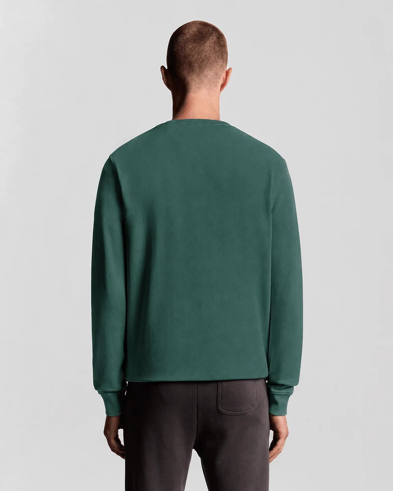 Cotton Crew Neck Sweatshirt