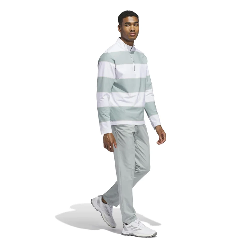 adidas ULT365 RugbyStripe 1/4 Zip Pullover XXL grün/weiss
