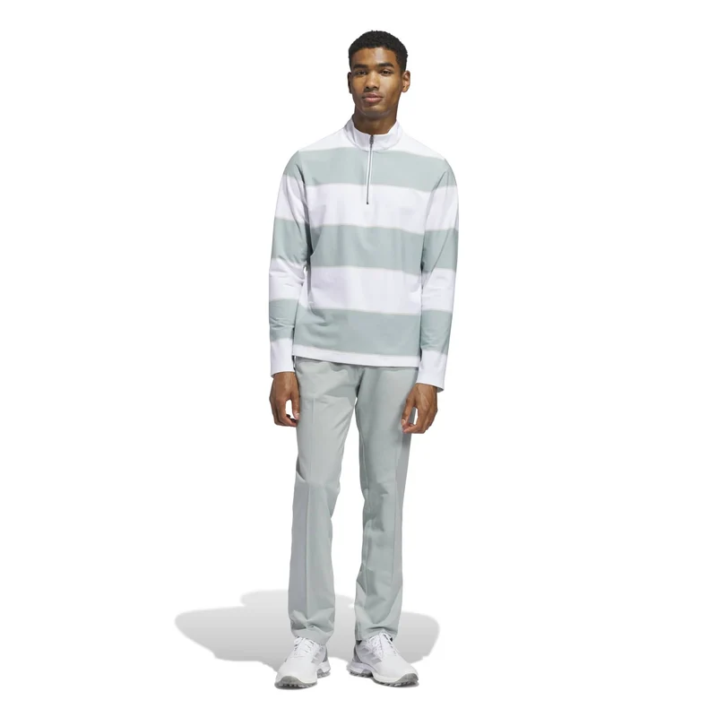 adidas ULT365 RugbyStripe 1/4 Zip Pullover XXL grün/weiss