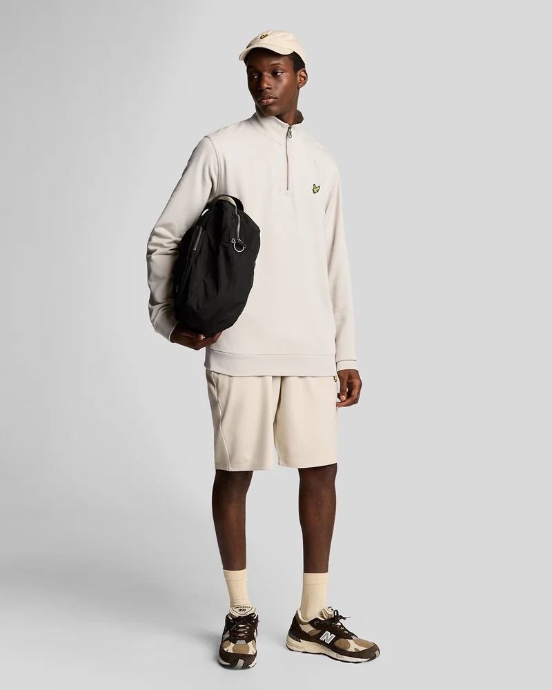 Cotton Loopback 1/4 Zip Sweatshirt