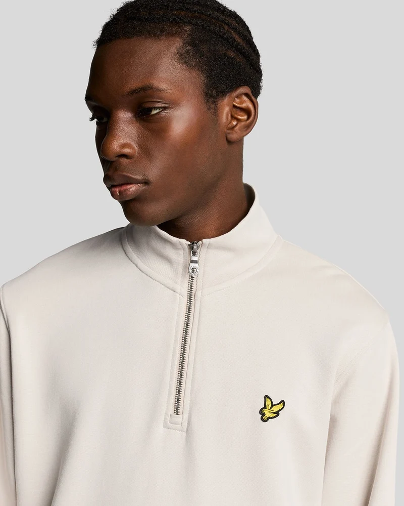 Cotton Loopback 1/4 Zip Sweatshirt