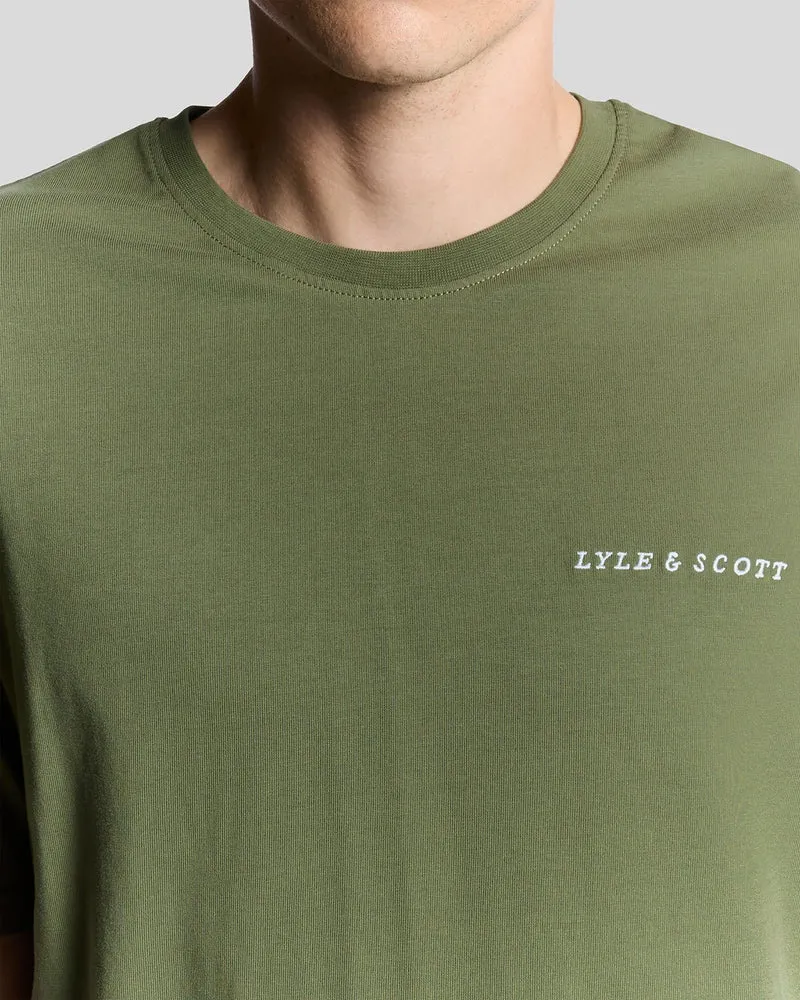 Script Logo Cotton Crew Neck T-Shirt