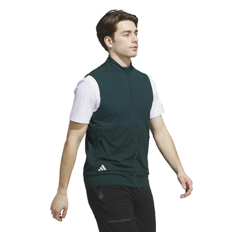adidas Tour Weste Herren S dunkelgrün/weiß S dunkelgrün/weiß S dunkelgrün/weiß