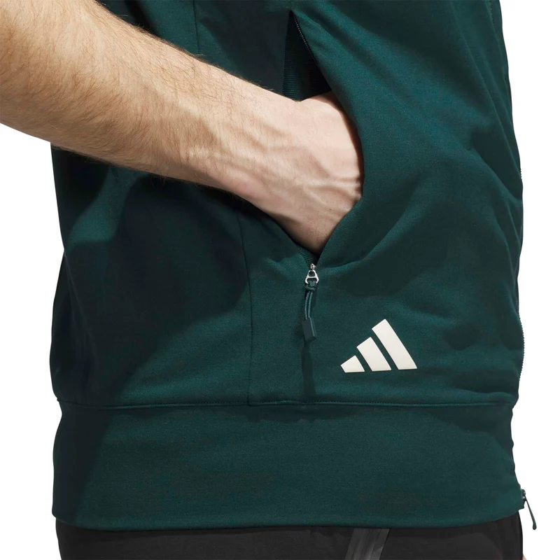 adidas Tour Weste Herren S dunkelgrün/weiß S dunkelgrün/weiß S dunkelgrün/weiß