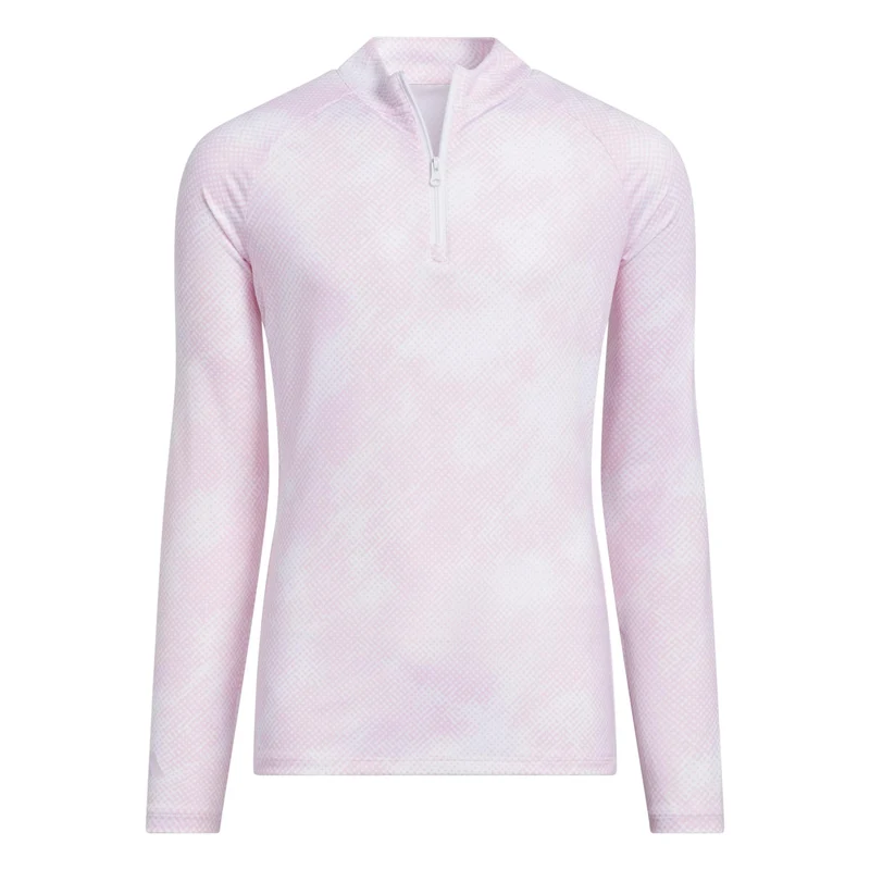 adidas Longsleeve Print Polo Mädchen 128 rosa 128 rosa 128 rosa