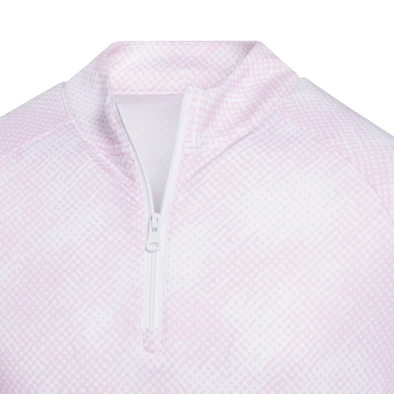 adidas Longsleeve Print Polo Mädchen 128 rosa 128 rosa 128 rosa