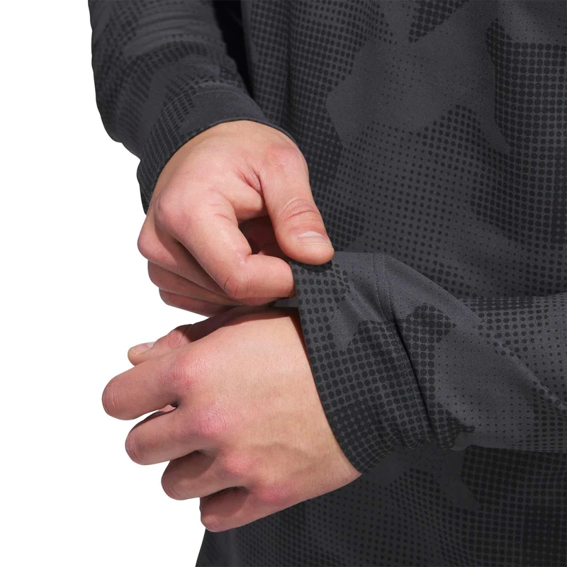 adidas Go-To Print 1/4-Zip Sweatshirt Herren S mintgrün S mintgrün S mintgrün