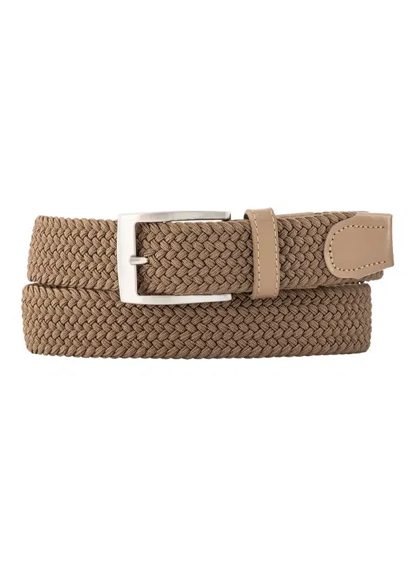 Alberto Gürtel Basic Braided Herren