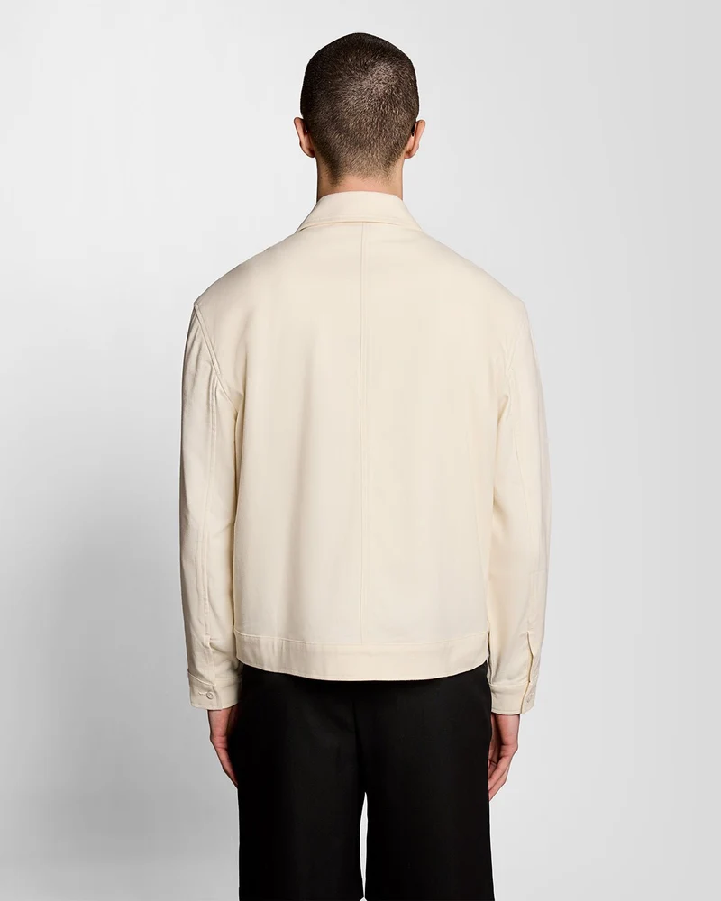Pintuck Zip-Through Jacket