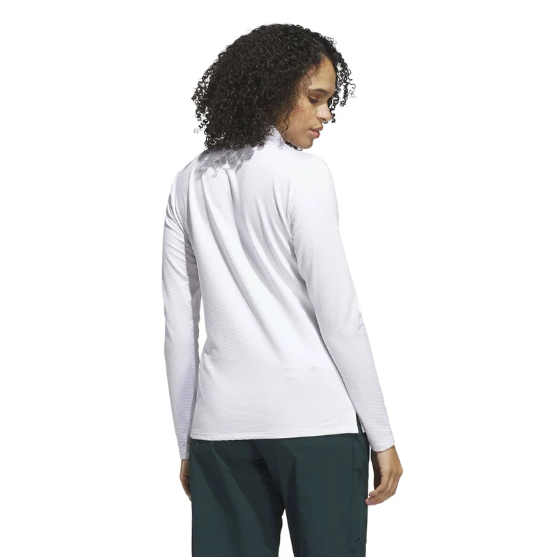 adidas Beyond the Course Mesh Longsleeve Mock Shirt Damen XS weiß XS weiß XS weiß
