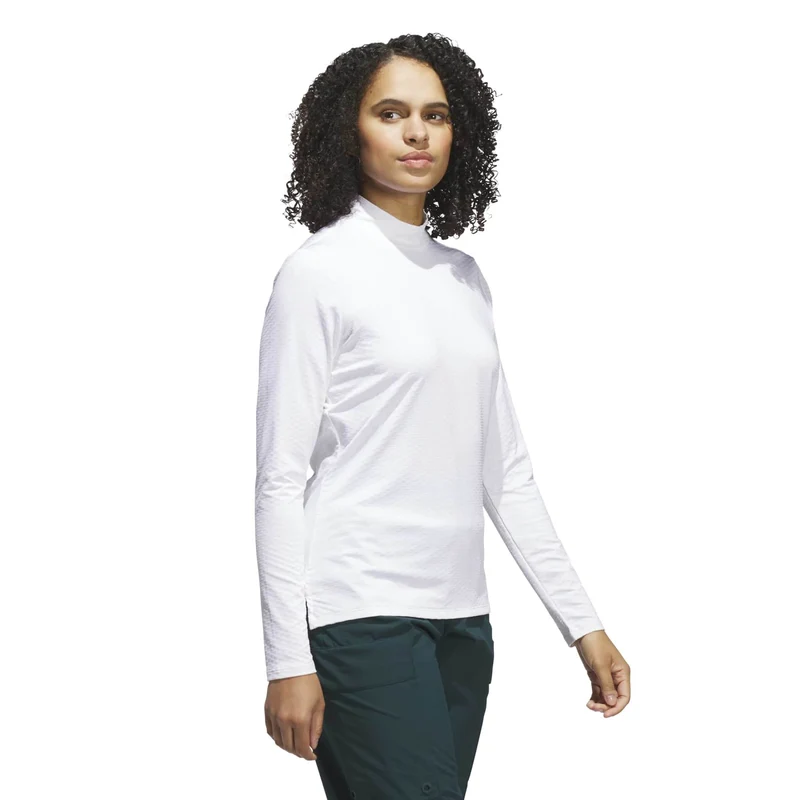 adidas Beyond the Course Mesh Longsleeve Mock Shirt Damen XS weiß XS weiß XS weiß