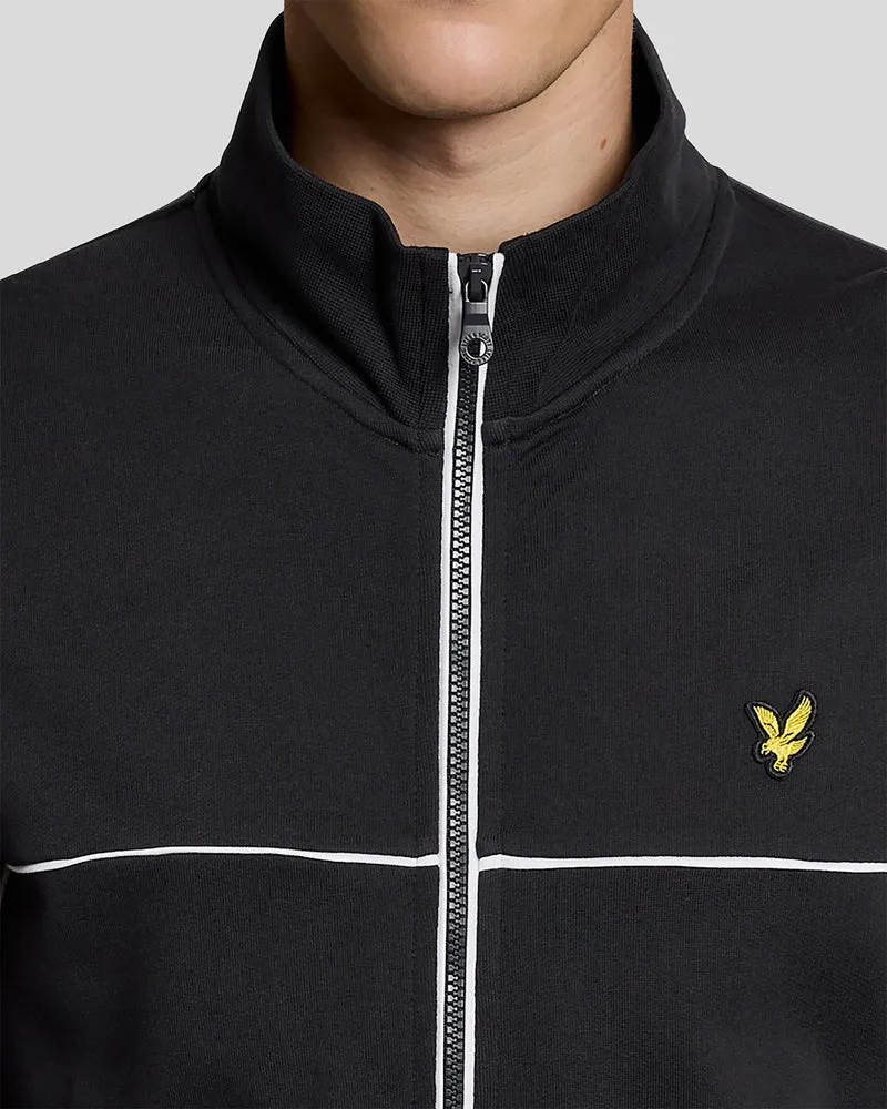 Piped Full Zip Track Top