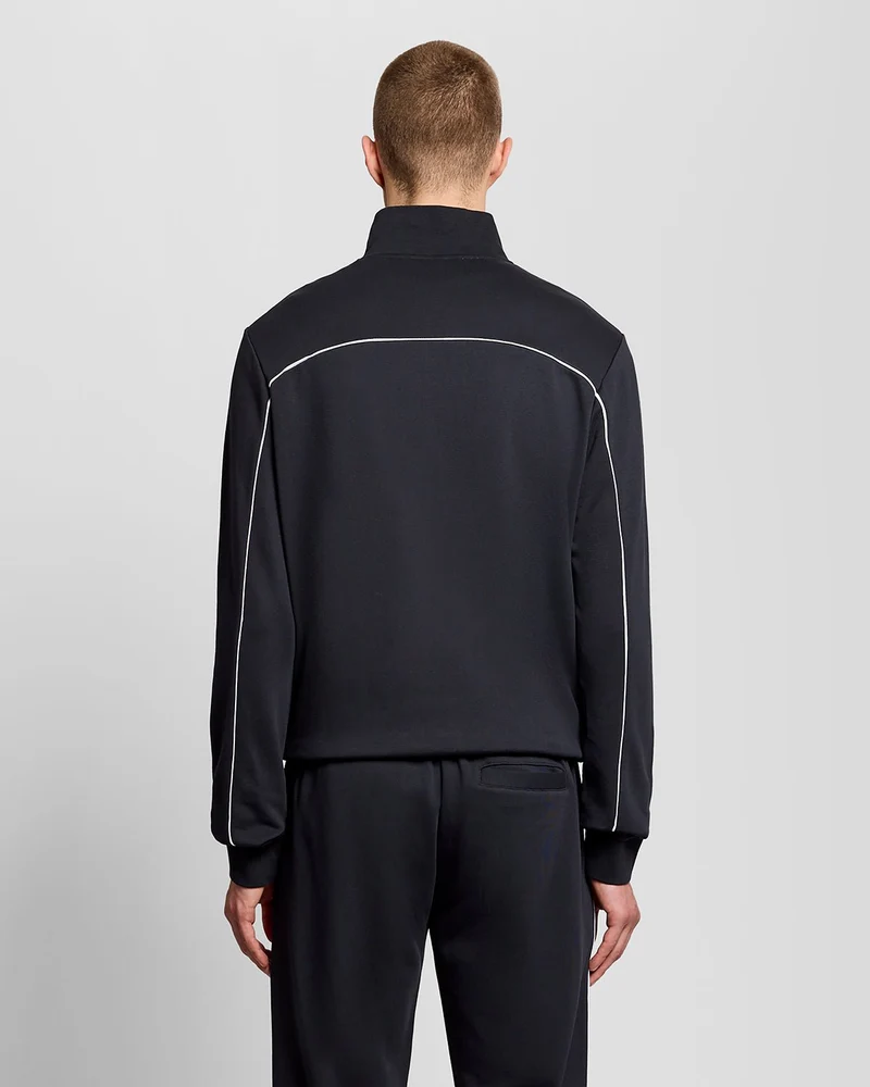 Piped Full Zip Track Top