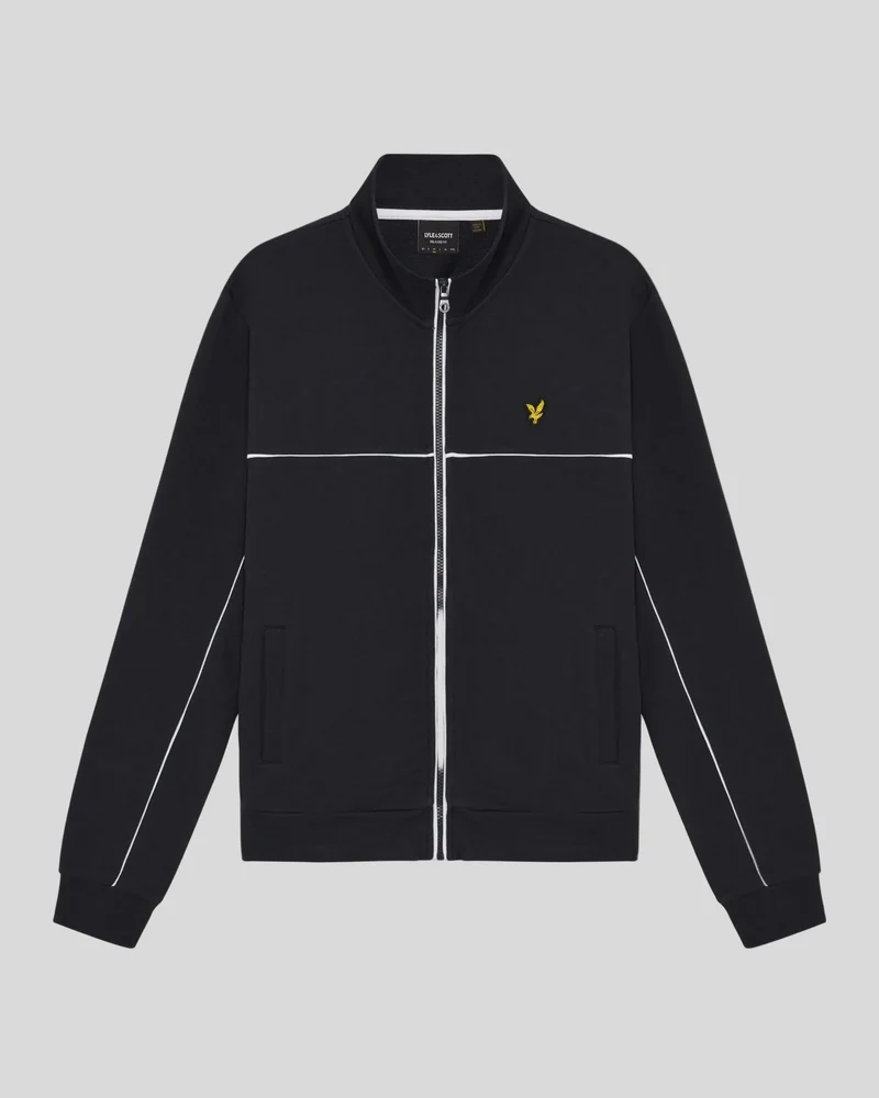 Piped Full Zip Track Top